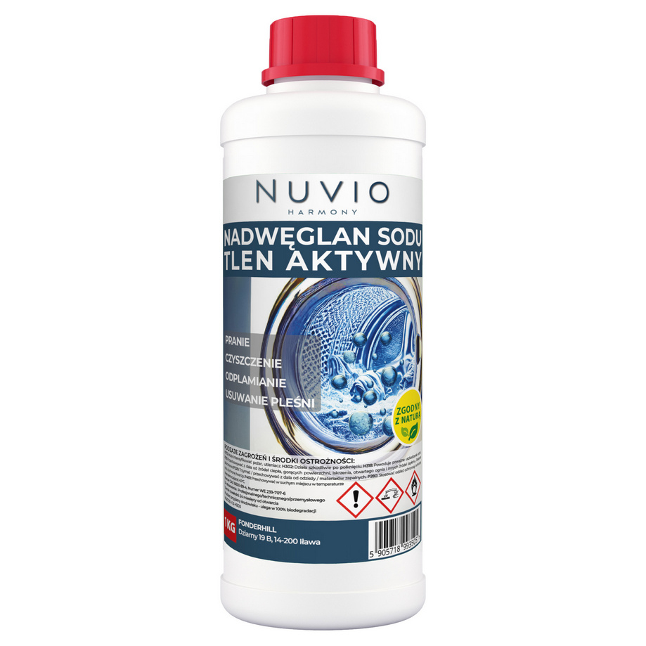 NUVIO – Fleckenentferner mit Aktivsauerstoff | 1 kg Waschmittel-Zusatz