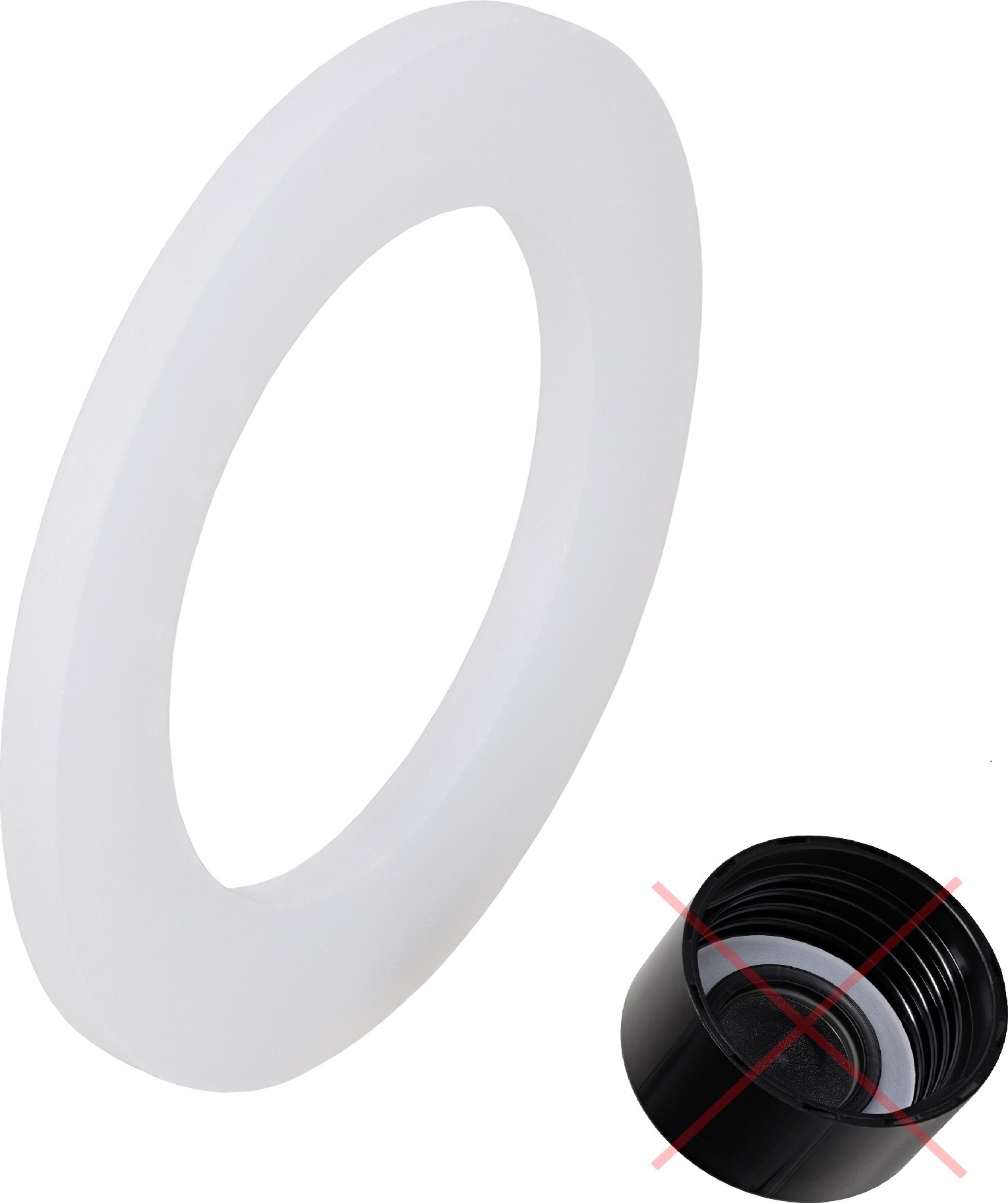 1x náhradný tesniaci O-krúžok pre tesnenie veka PET fliaš/plastových fliaš výrobníka sódy kompatibilného so Sodastream