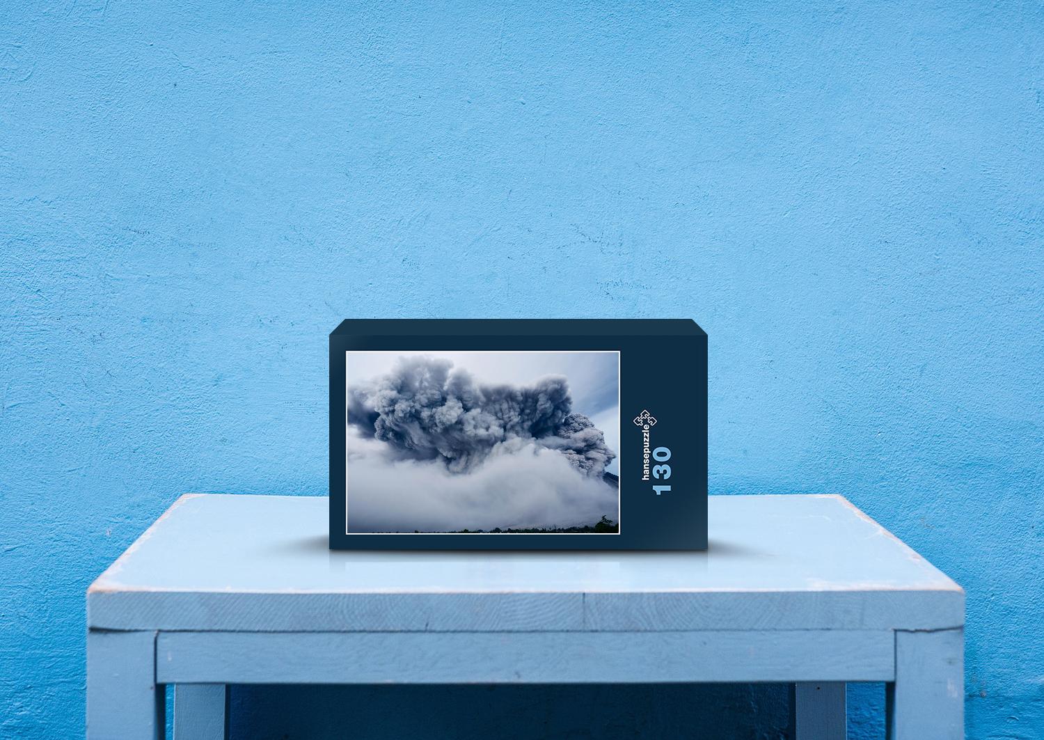 hansepuzzle 27725 - Aschewolke Puzzle, 130 Teile, Natur, 28,7 x 20,0cm mit hochwertiger Aufbewahrung, Kartonbox und wiederverschließbarem Beutel 17725