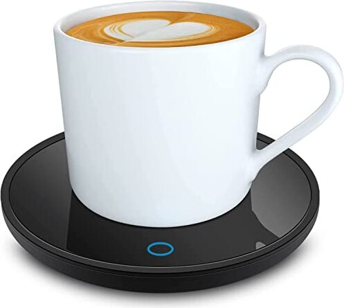 Jislie Elektrický ohrievač šálok kávy - inteligentný stôl 2 nastavenia teploty Čajové nápoje Kakaové mlieko