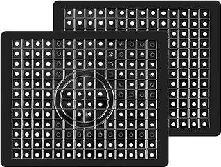 Akhan Spülbeckeneinlage, 2 Stück Spülmatte für Spülbecken, Spülbeckeneinlage Gummi Spülbeckenmatte Sink Mat Waschbecken Spülmatte Abtropfmatte für Spülbecken Einlage Matte Badezimmer Küche 174807740
