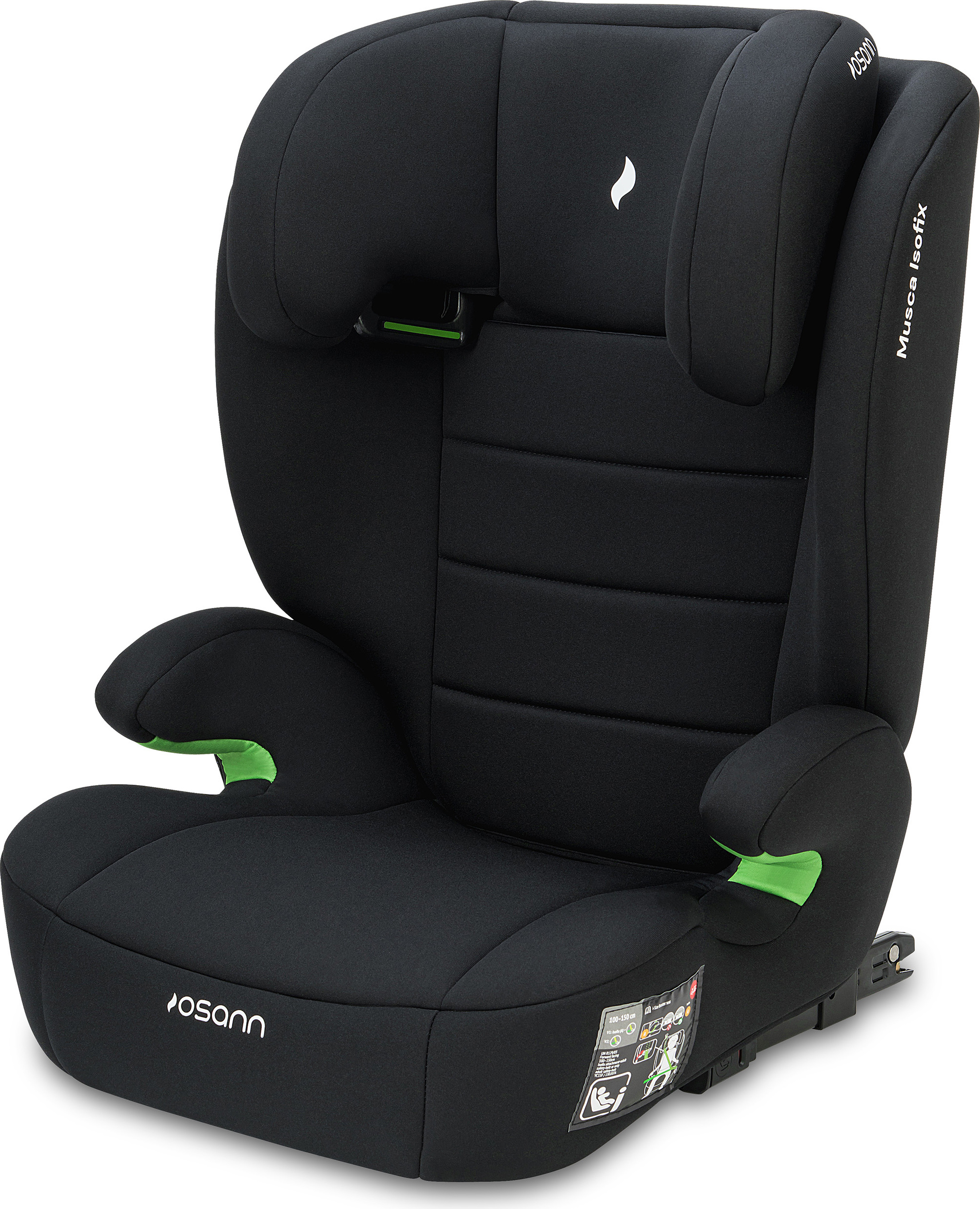 Osann Musca Isofix Kindersitz 100-150cm mit Seitenaufprallschutz & Isofix-Konnektoren 103-300-05