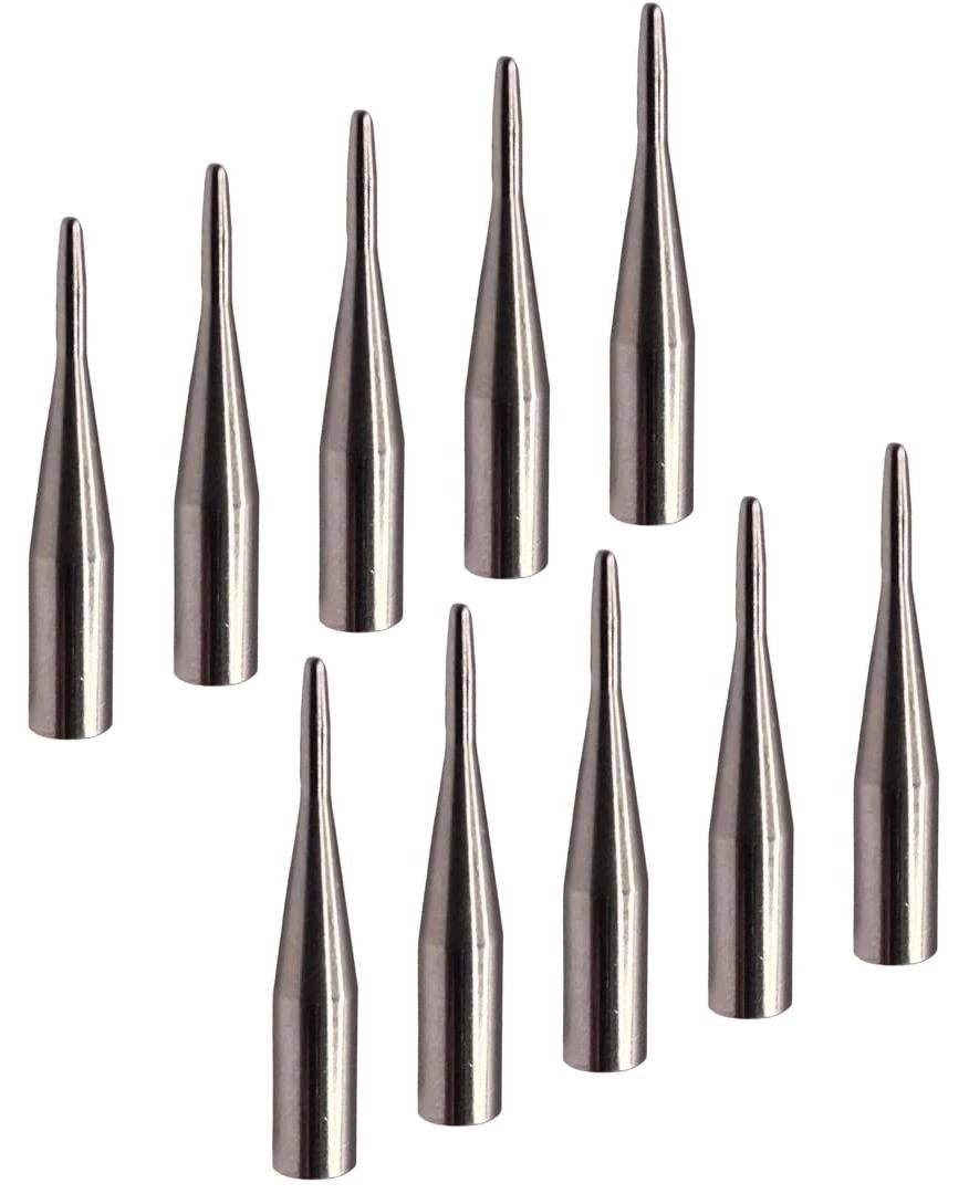 Karella Shaft Lock System Tool Applikator Chrom 10er Set, Dartzubehör für Gummiringe 806105
