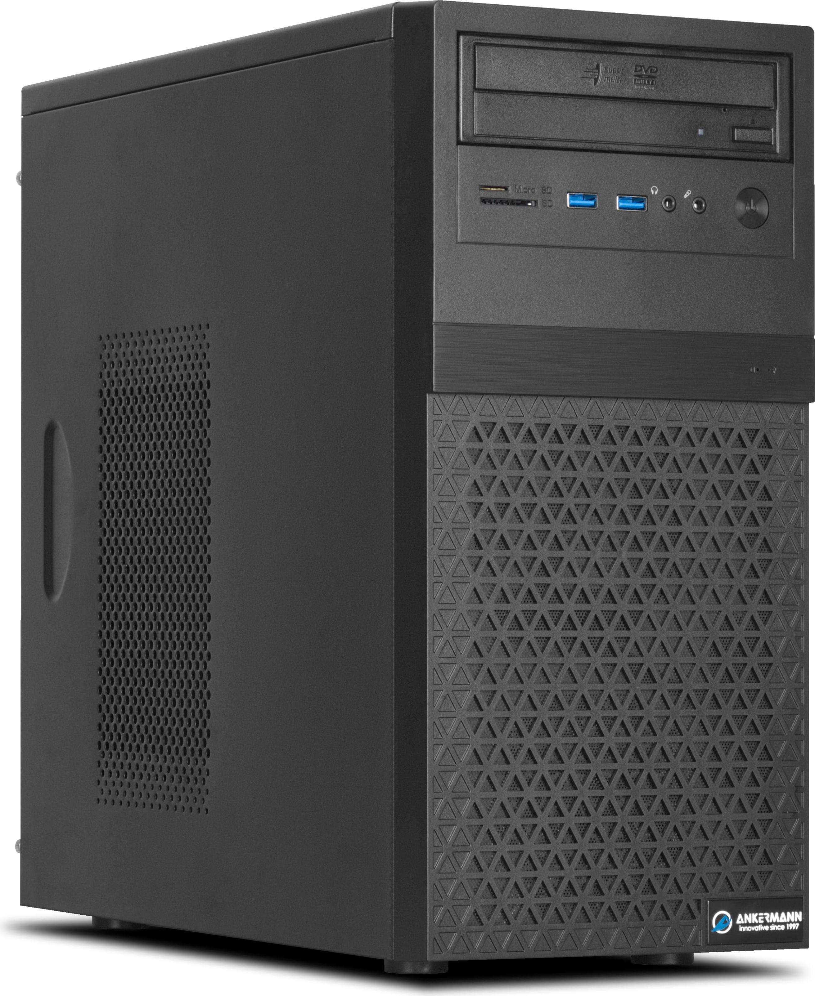Ankermann-PC Ankermann Ryzen Media V3, AMD Ryzen 5 5600GT, 16GB RAM, 1TB NVMe SSD, Windows 11, WLAN, Libre Office