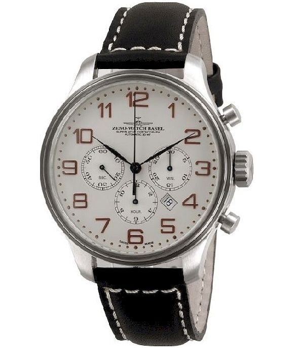 Zeno-Watch - Náramkové hodinky - Pánske - OS Retro Chrono Tricompax Date - 8553THD-9-f2