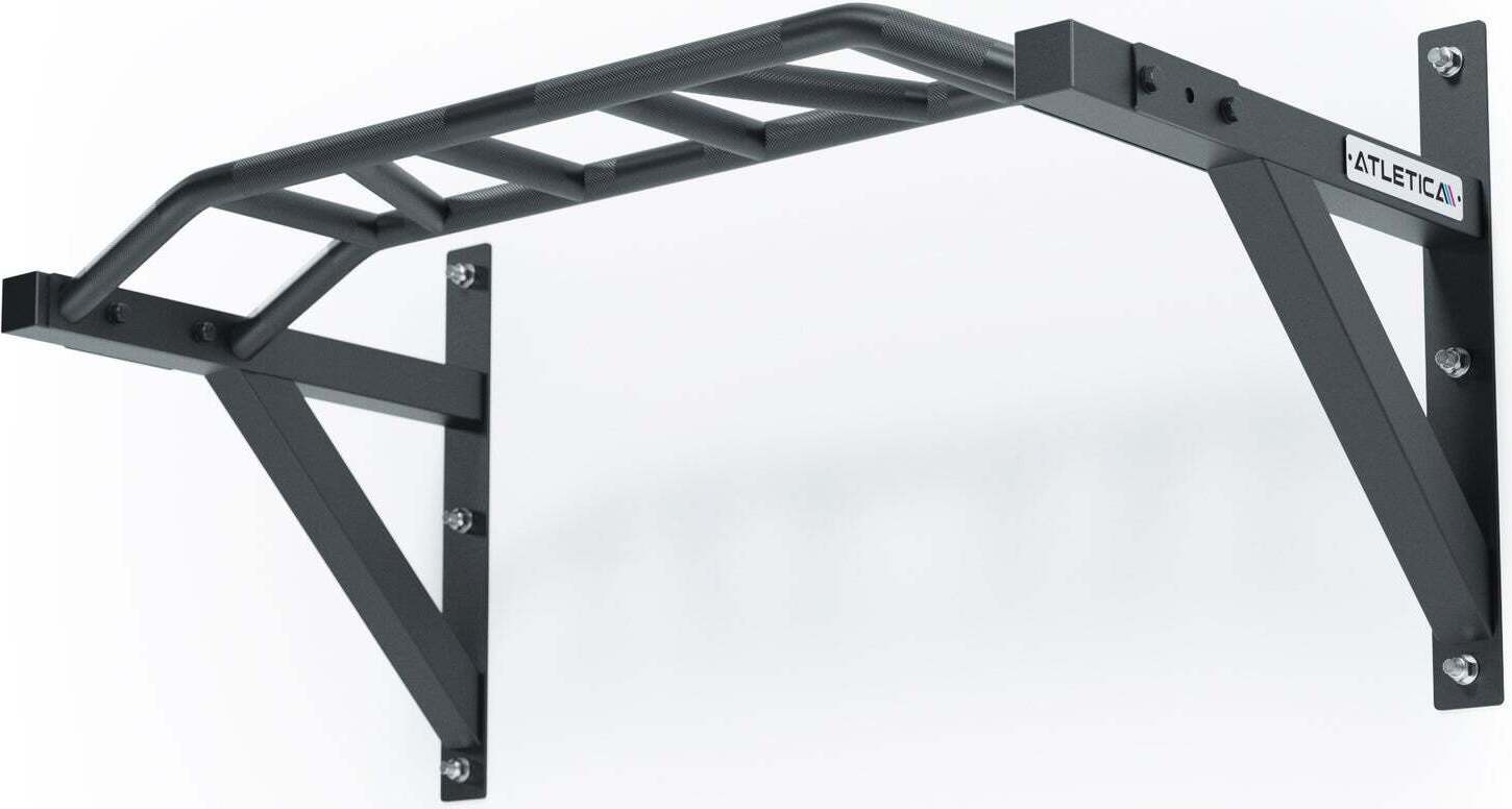 ATLETICA Multi-Grip Klimmzugstange | Viele Griffvariationen| 117 cm breit und 56 cm tief 555-1675