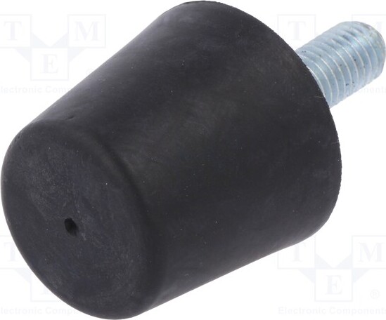 TNE 1x Mit vibrationsgeschütztem Stbein Ø: 38mm Shore-Härte: 555 DVB.6-38-35-M10-28- _1GH_DVB6-38-35M10-28-5