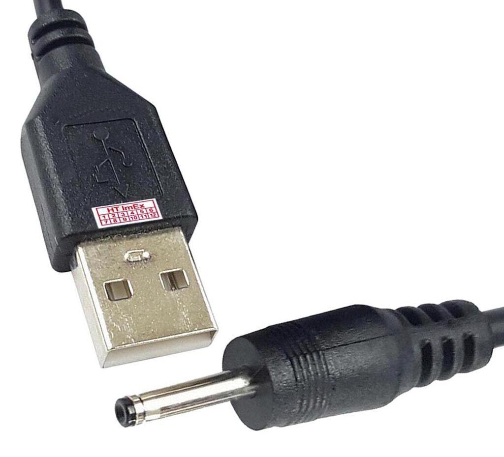 HT ImEx USB Kabel Stromkabel DC Hohlstecker Ladekabel für Globalstar GSP-1700, Jay-Tech MID780, PX753