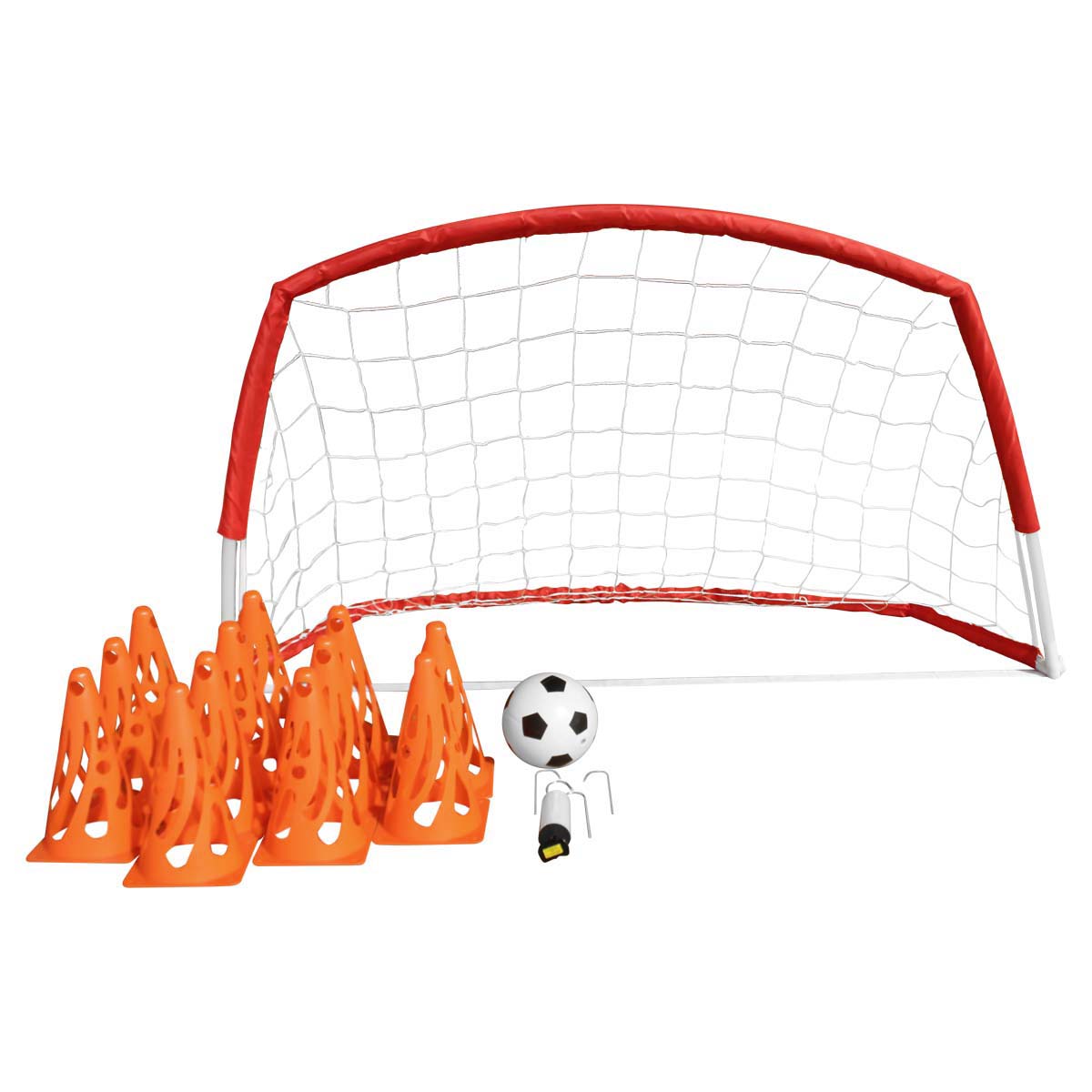 MASTER Tor 122 x 61 x 61 cm mit Trainingszubehör MASSPSO-0018