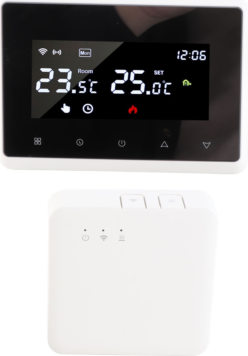 Cocosity WiFi Smart Thermostat Fernbedienung Wandmontage Temperaturregler für Home Boiler Heizung 230V