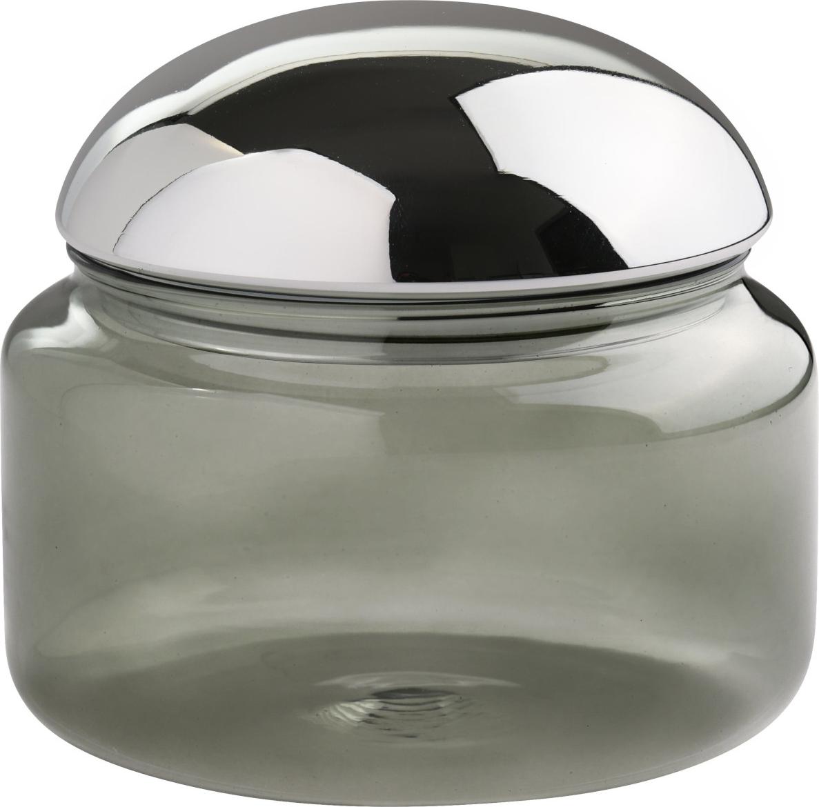 Giftcompany Geschenke Vertriebsgesellschaft mbH Voile Glasdose L grau/silber 12,5cm