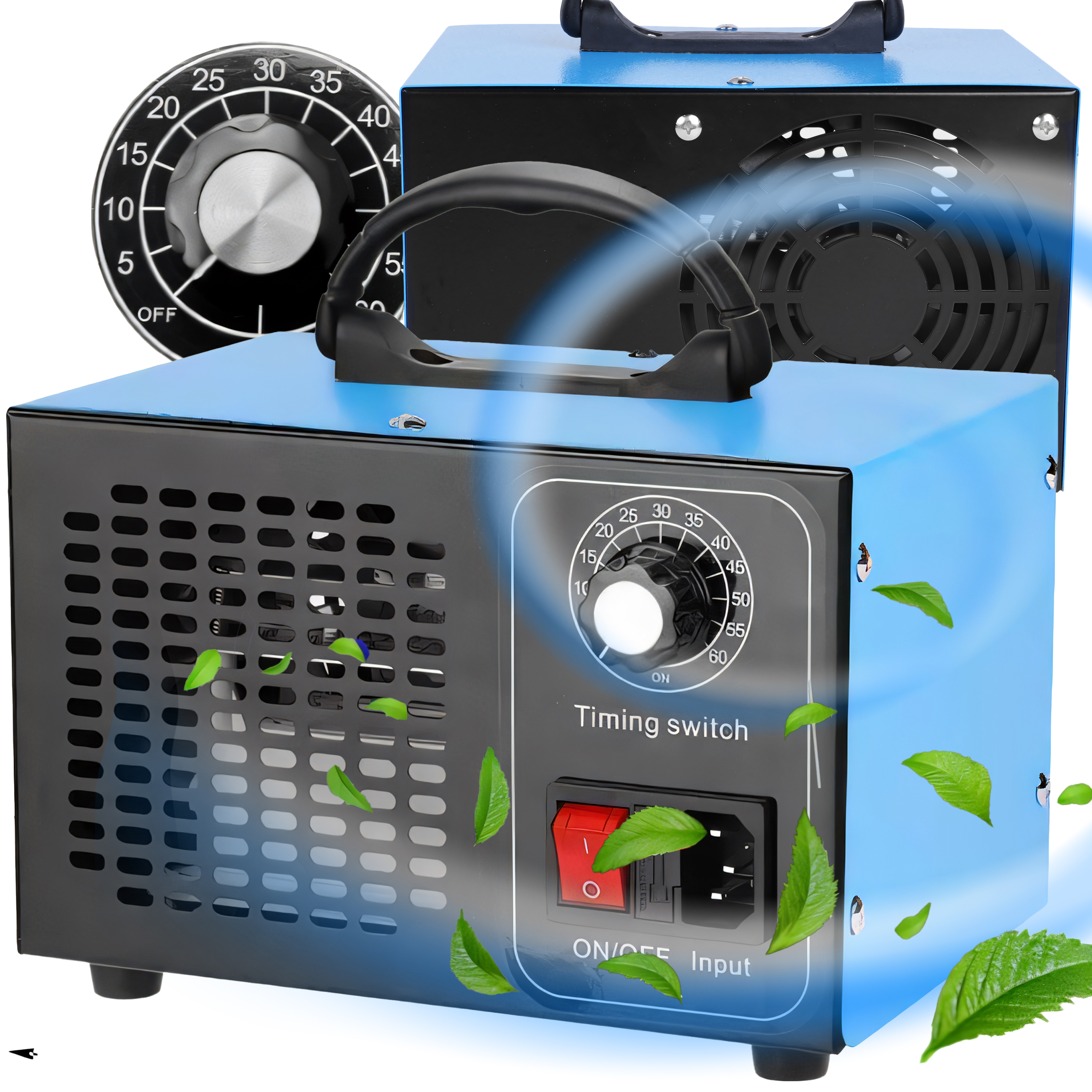 Generátor ozónu 32000mg/h | Čistič vzduchu a ozonizátor | Ozónové zariadenie s časovačom | Pre auto, domácnosť a komerčné použitie | 120 W | Retoo