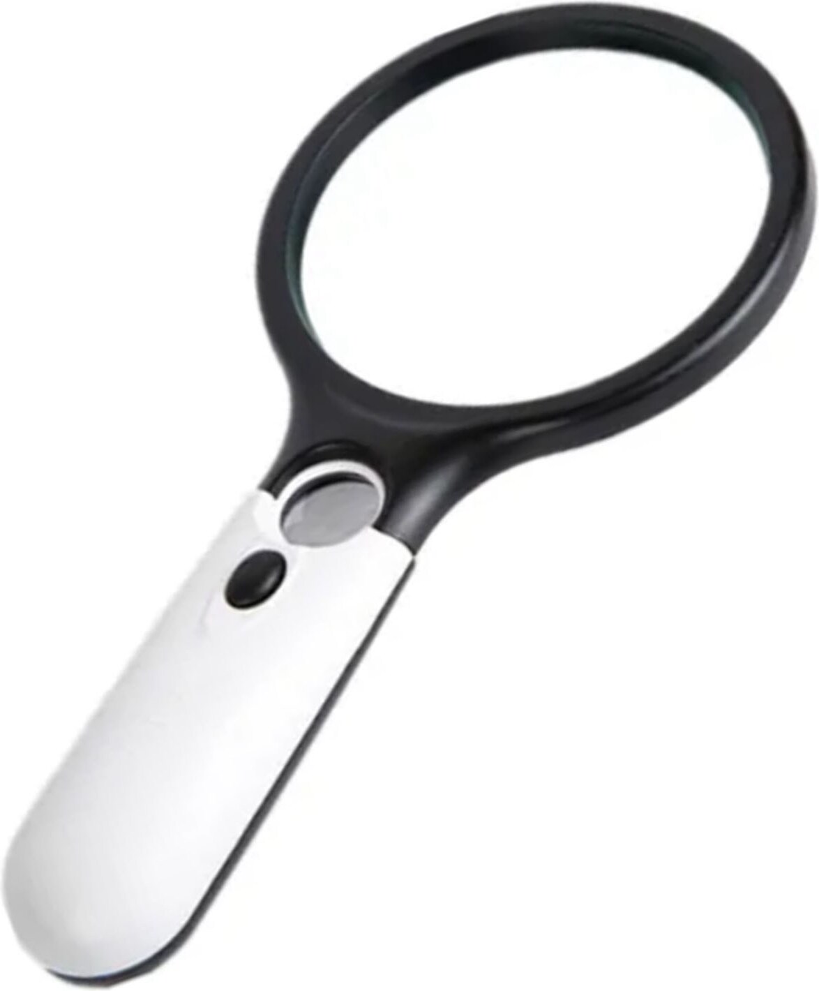 Cocosity Handlupe ABS Griff tragbar LED beleuchtet beleuchtete 3X 45X Lupe für das Lesen