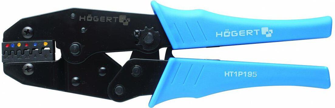Kliešte lisovacie na dutinky HOEGERT HT1P195 (0,5-6mm2)