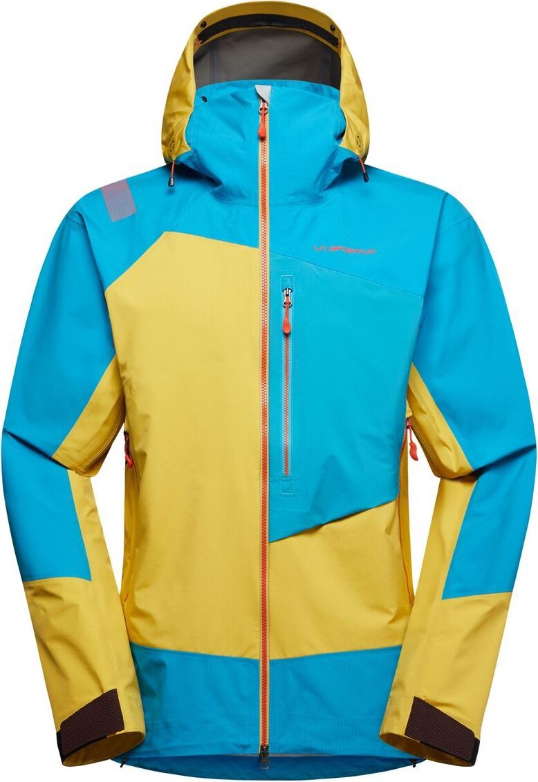 Alpine Guide GTX Jkt M, Style S13, Farbe 735614 Bamboo/Tropic Blue, Größe S, La Sportiva