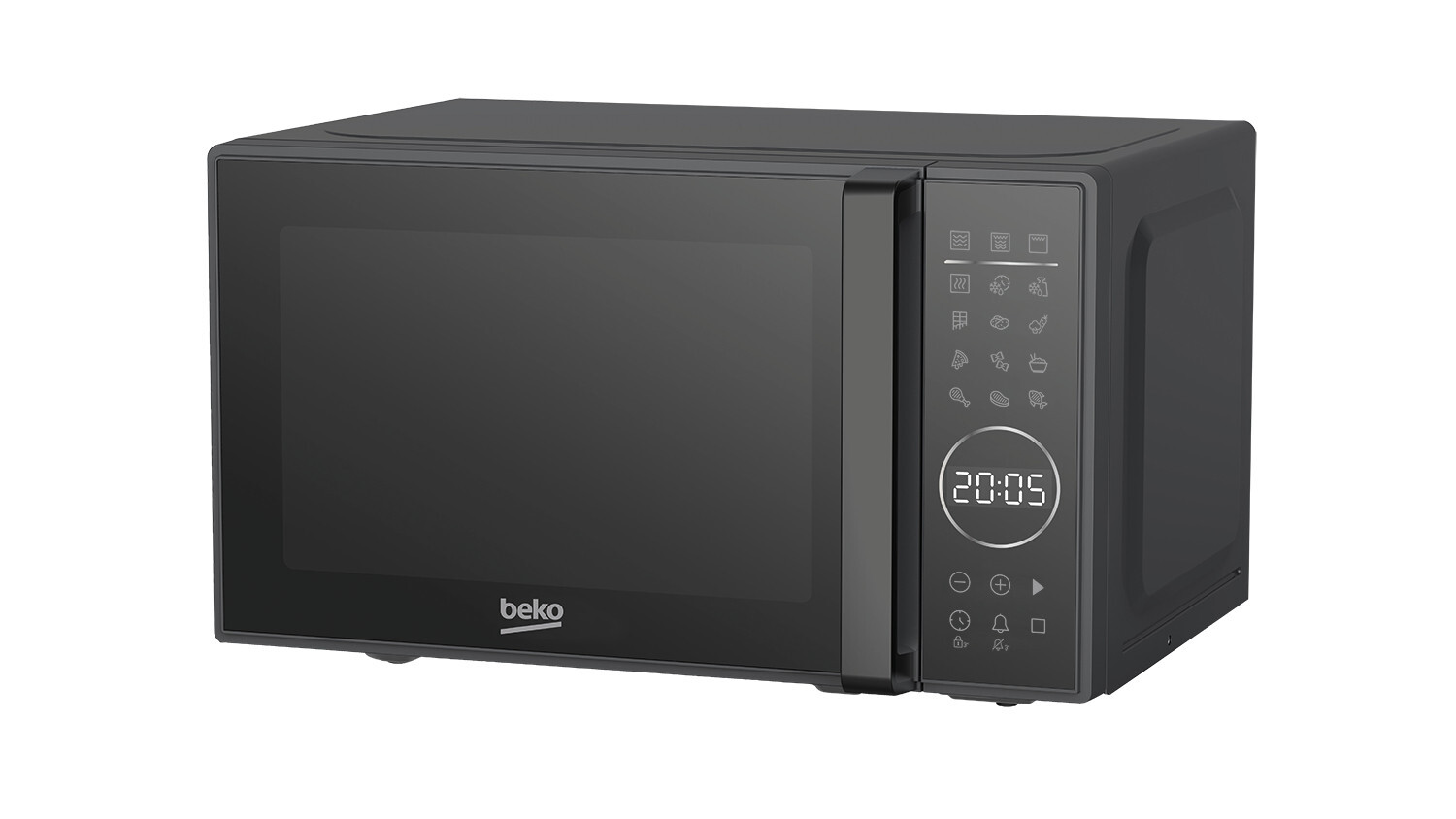 Beko MGC20130BB Schwarz Kombinierte Mikrowelle mit flacher Oberfläche 20 L 700 W 9205063200