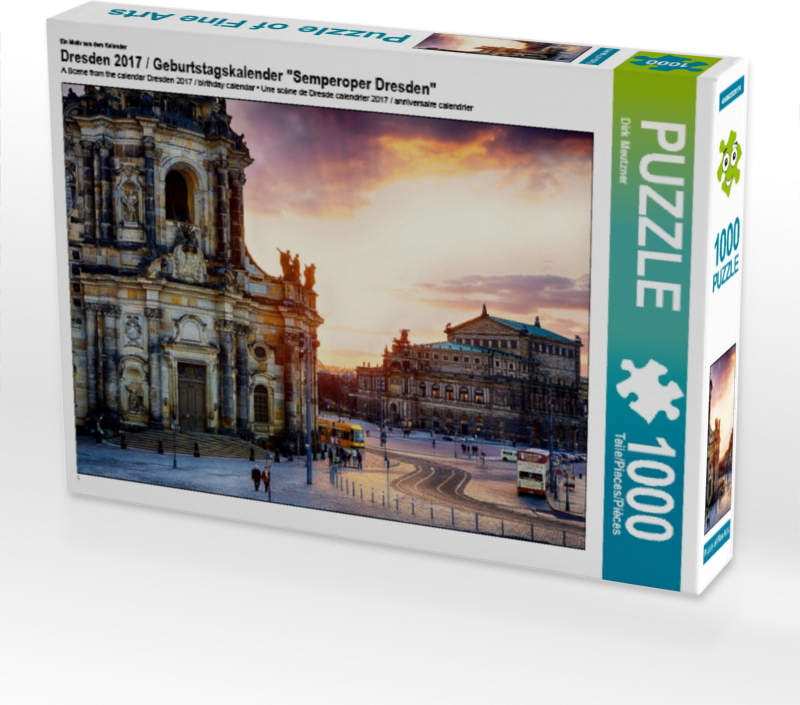 Calvendo Ein Motiv aus dem Kalender Dresden 2017 / Geburtstagskalender "Semperoper Dresden" 1000 Teile Puzzle quer 640x480mm, Meutzner Dirk; 7279938