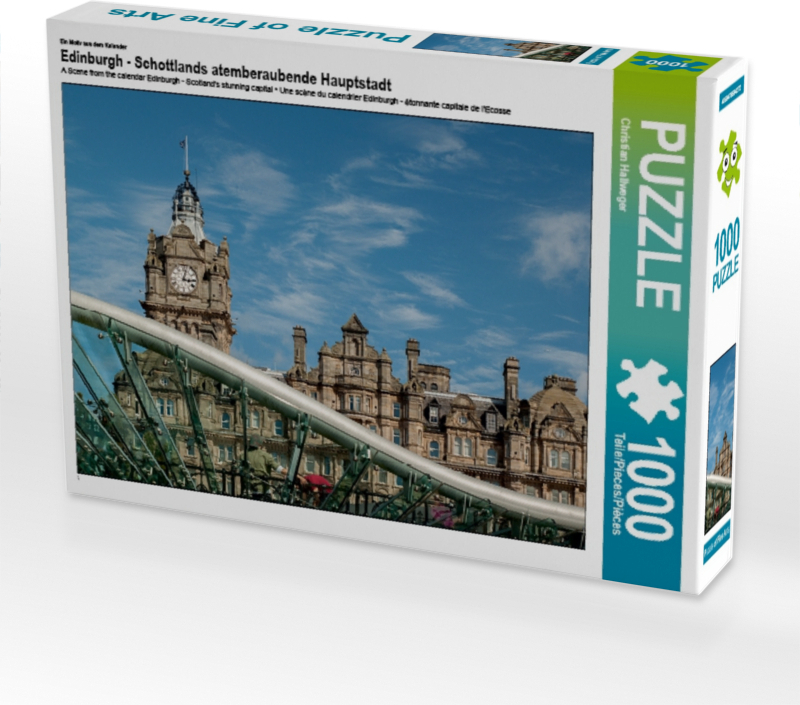 Calvendo Ein Motiv aus dem Kalender Edinburgh - Schottlands atemberaubende Hauptstadt 1000 Teile Puzzle quer 640x480mm, Hallweger Christian; 7444733