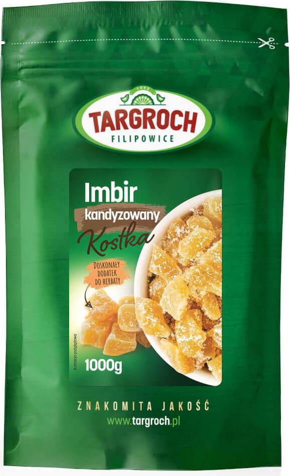 Biogo Kandierter Ingwer gewürfelt 1000g Targroch