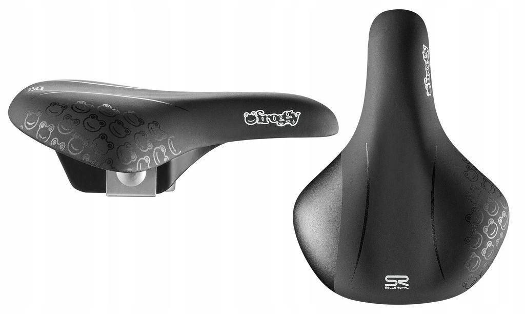 Selle Royal Froggy Junior Kinderfahrradsattel schwarz