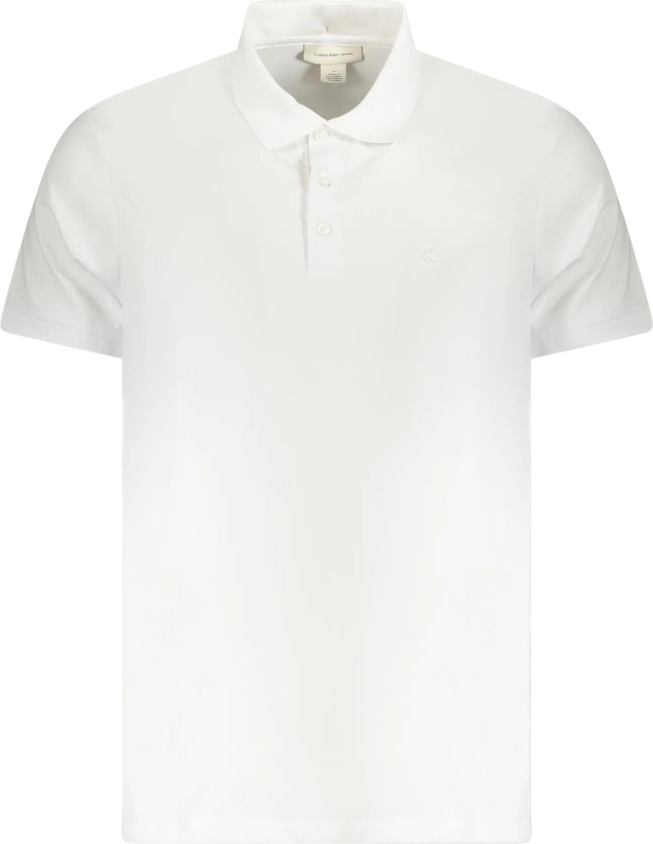 Calvin Klein Herren KURZARM-POLOSHIRT Weiß LV040HM281_BIYAA : Größe - S Größe: S LV040HM281_BIYAA_S