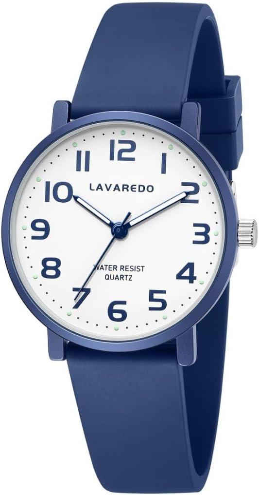 Timever Watch For Kinder Armbanduhr Mädchen Jungen mit Silikonarmband,analoge Kinderuhr zum Lernen,Im Dunkeln Leuchtend