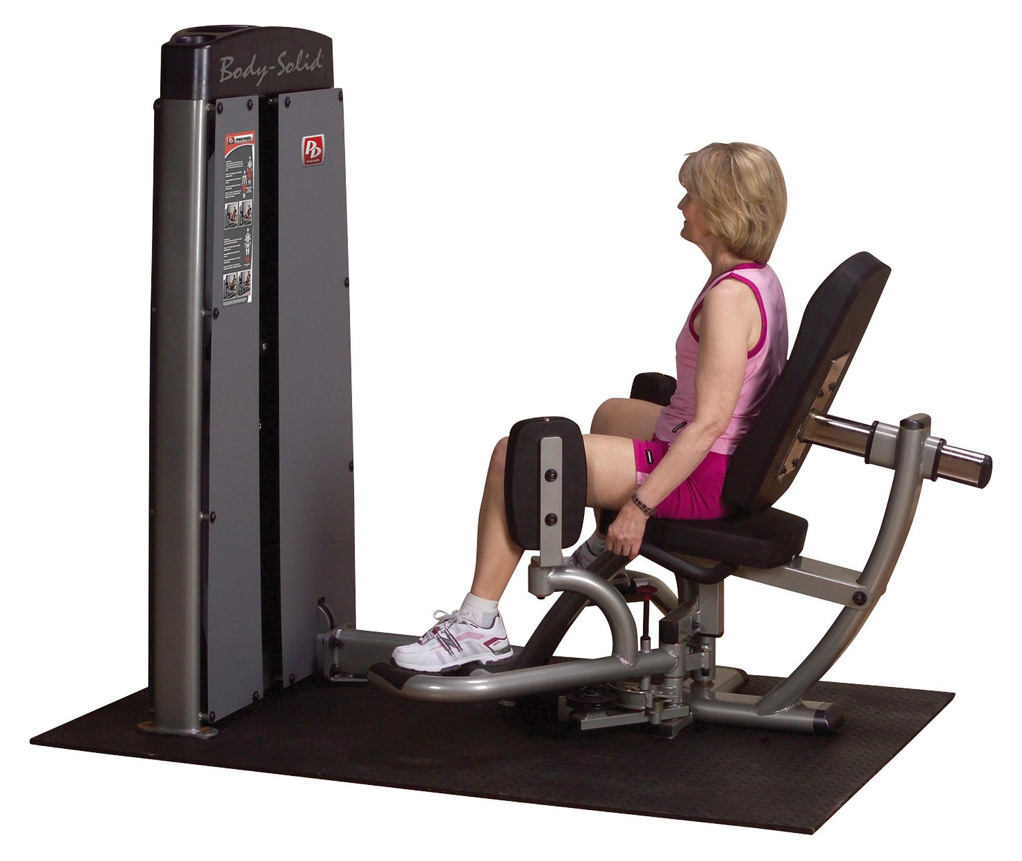 Body-Solid Ab-/Adduktoren-Maschine "Pro Dual", Gewichtsblock 95 kg DIOT-SF