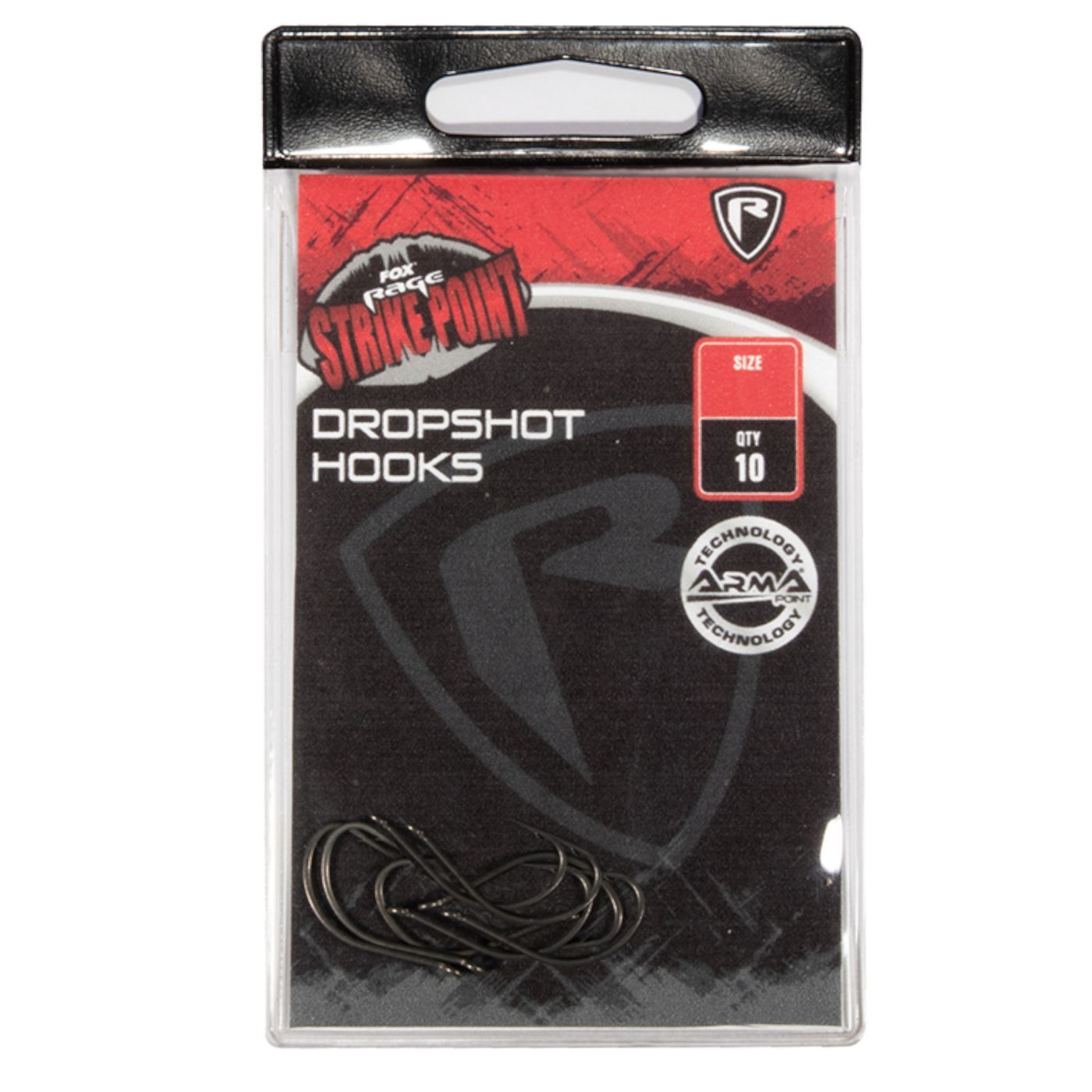 Fox Rage Strike Point Drop Shot Hooks Size 4 10st. NHK060