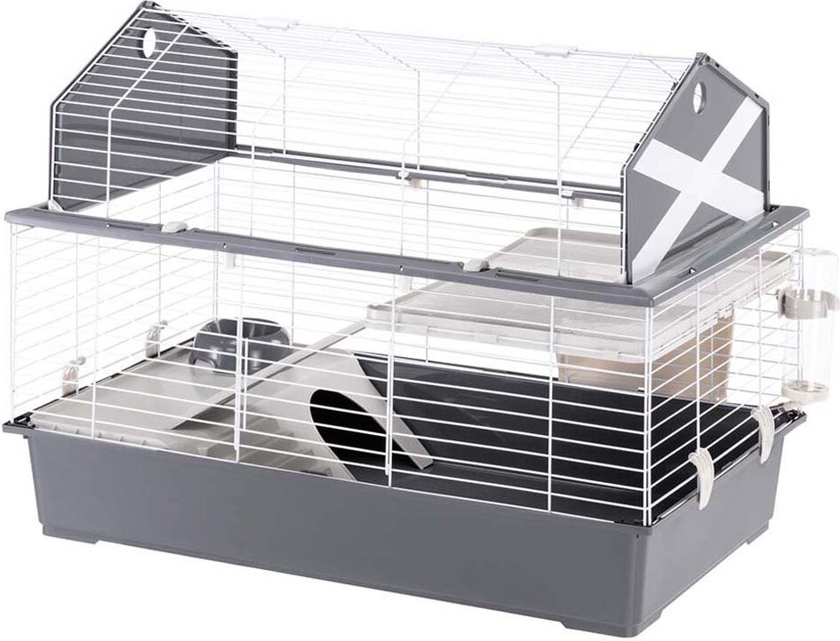 FERPLAST Flügel Scoop Grau - Praktische Katzentoiletten-Schaufel 14,5 X 9 X 2,5 Cm