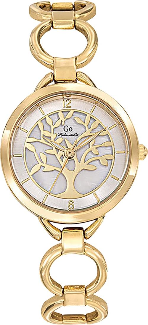 Girl Only dámske náramkové hodinky zlaté analógové Mademoiselle kovový náramok D2UGO695556