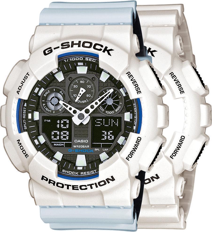 Hodinky Casio G-Shock SET GA-100B-7AER + BEZEL 10395292 + PÁS 10527469 20BAR