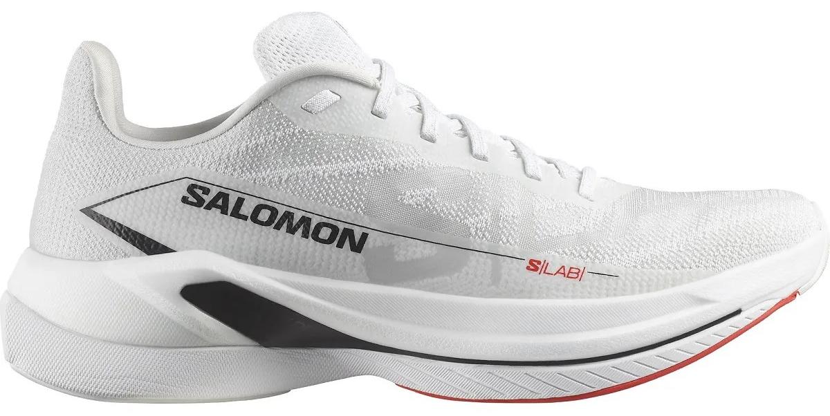 SALOMON S/LAB SPECTUR Unisex Weiß/Feuerrot/Schwarz 43 1/3