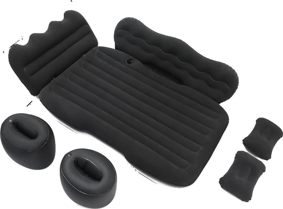 OEM Aufblasbares Reisebett, samtige Oberfläche, SUV-kompatibel, schwarz 2066