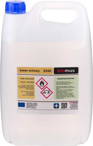 Biogo Essigsäure 80% Essigessenz 5l BIOMUS