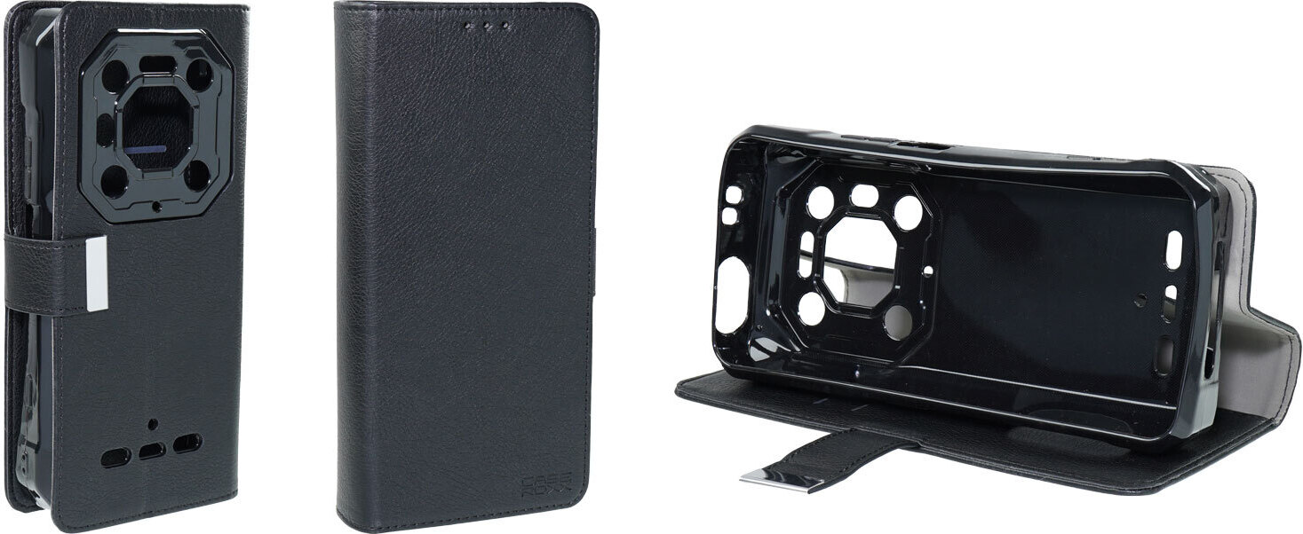 caseroxx Bookstyle Handytasche für Ulefone Armor 27 Pro in schwarz