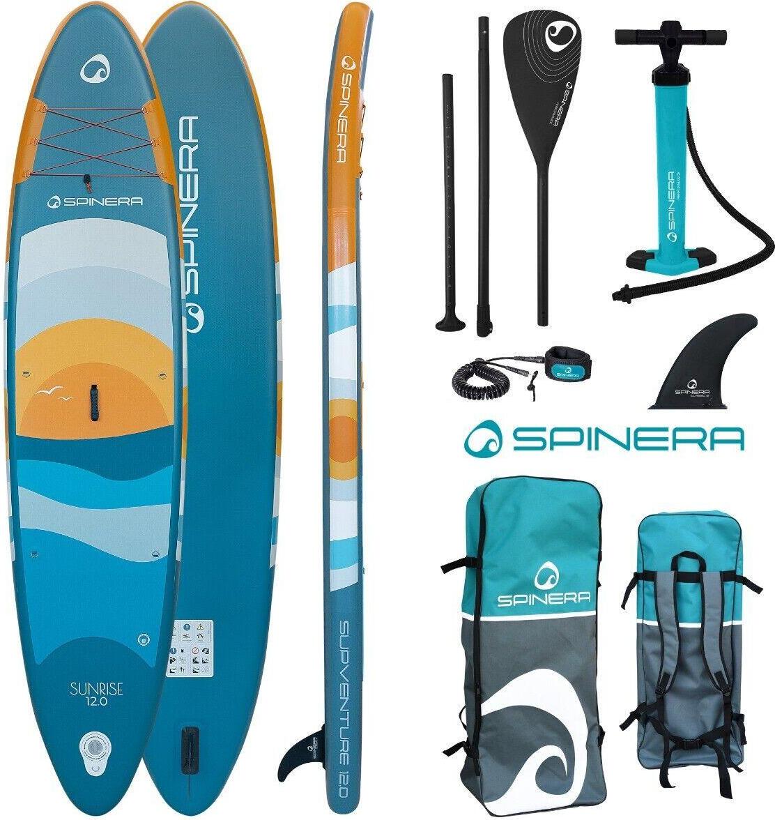 SPINERA Supventure SUNRISE 12'0" iSUP DLT Board Stand Up Paddle aufblasbar
