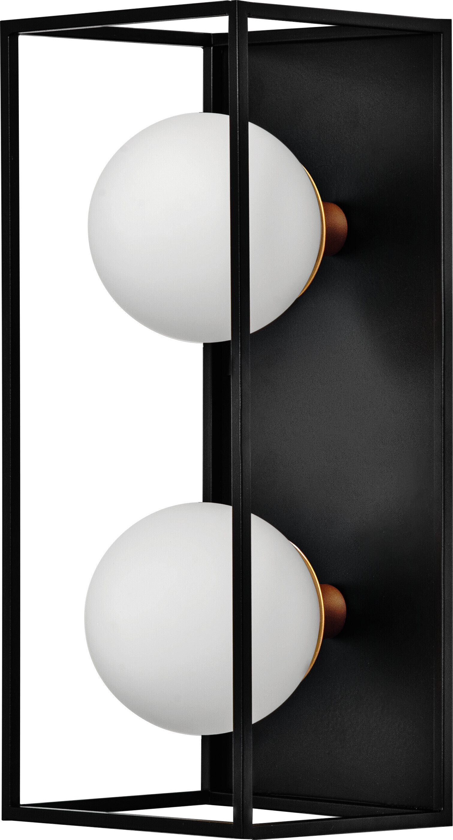 LEDVANCE DECOR Square Badezimmer-Wandleuchte 350X150 IP44, schwarz, G9 Sockel für den Austausch des Leuchtmittels, kann mit einfacher oder smarter Lampe bestückt werden, Schutzklasse IP20 AC405910055