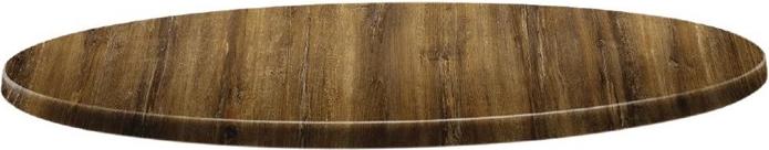 Gastronoble Topalit Classic Line Runde Tischplatte Atacama Kirschenholz 80Cm