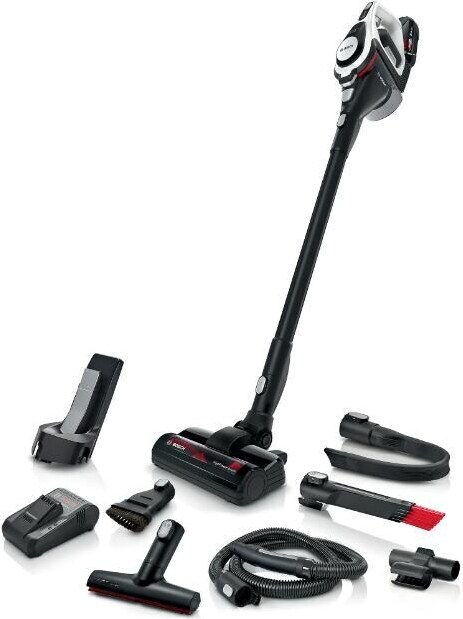 Akumulátorový vysávač Bosch BSS825FRSH Unlimited 8 Gen2, 18,0 V, 5,00 Ah, bezvreckový, biely