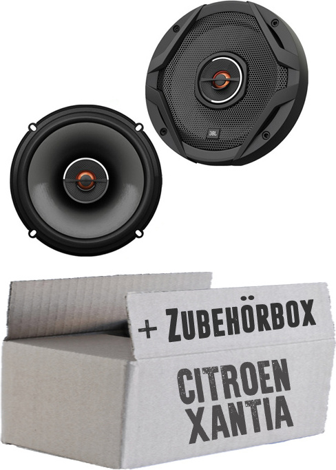 JUST SOUND best choice for caraudio Citroen Xantia - JBL GX602 | 2-Wege | 16,5cm Koax Lautsprecher - Einbauset CiXan_GX602