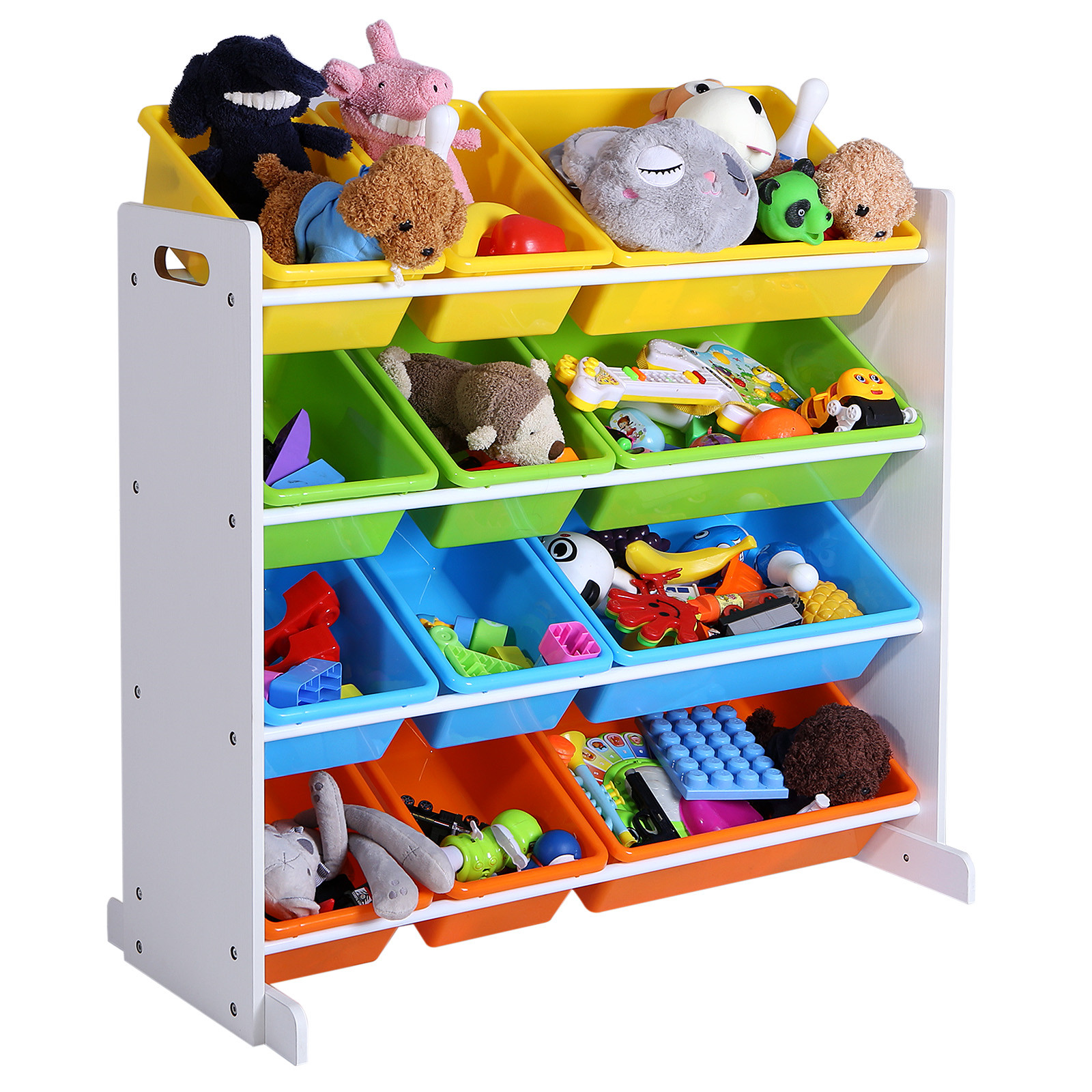 Kinderregal mit Boxen Spielzeugbox Aufbewahrungsregal Regal für Kinder Spielzeug 