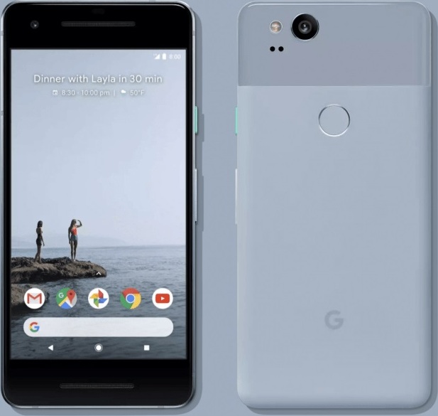 Google Pixel 2 G011A 64GB Kinda Blue Android Smartphone-