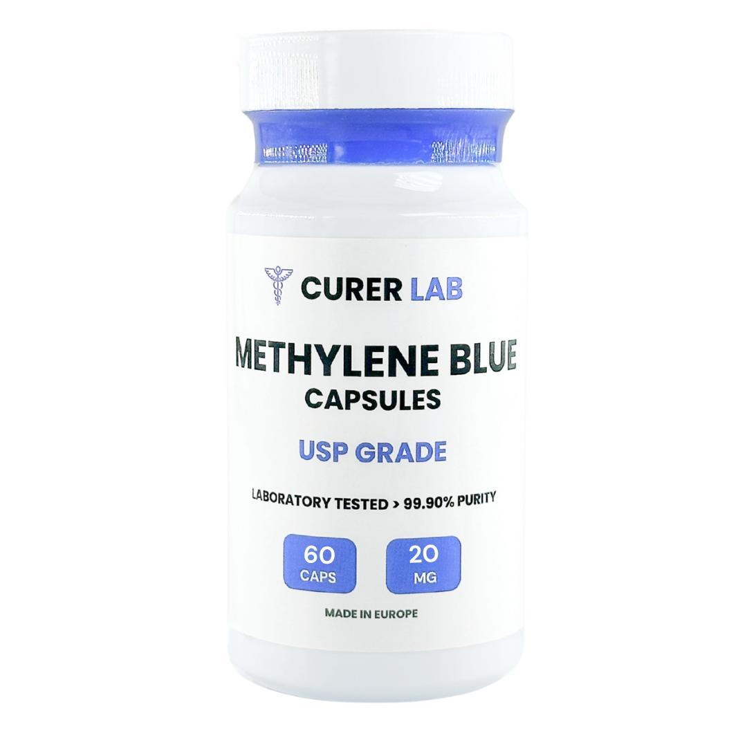 MB Biotech Innovations Methylene Blue USP 20 mg | >99,90 % Reinheit | Labor | 60 Einheiten Methylene Blue 20255