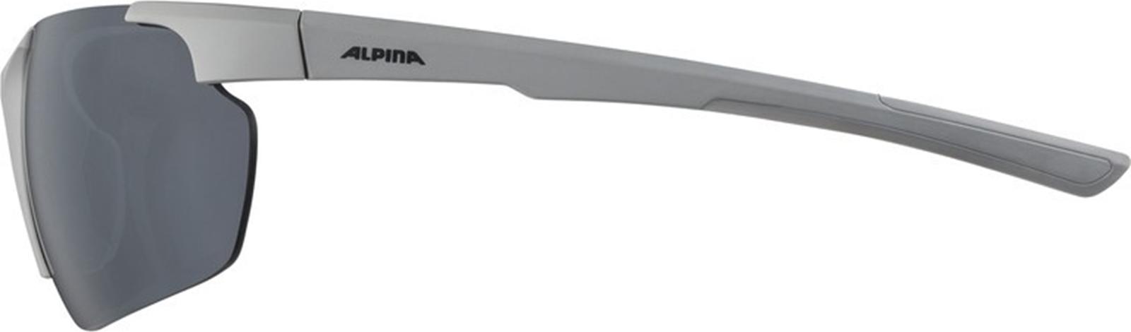 ALPINA Sports Alpina Halbrahmen Sonnenbrille Defey HR, Rahmenfarbe:Grau NEW-33928