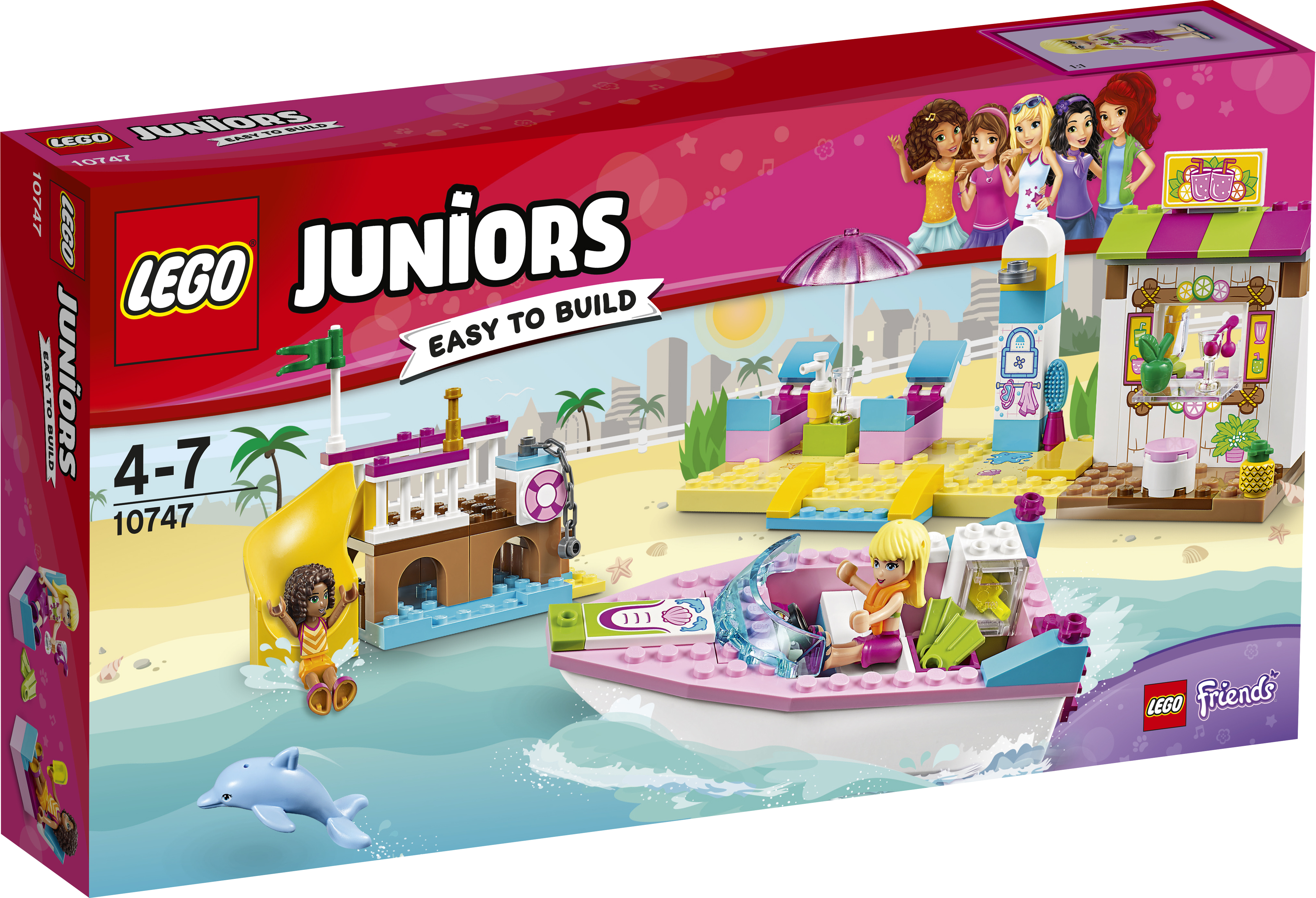 LEGO® Juniors Andrea & Stephanies Strandurlaub 10747