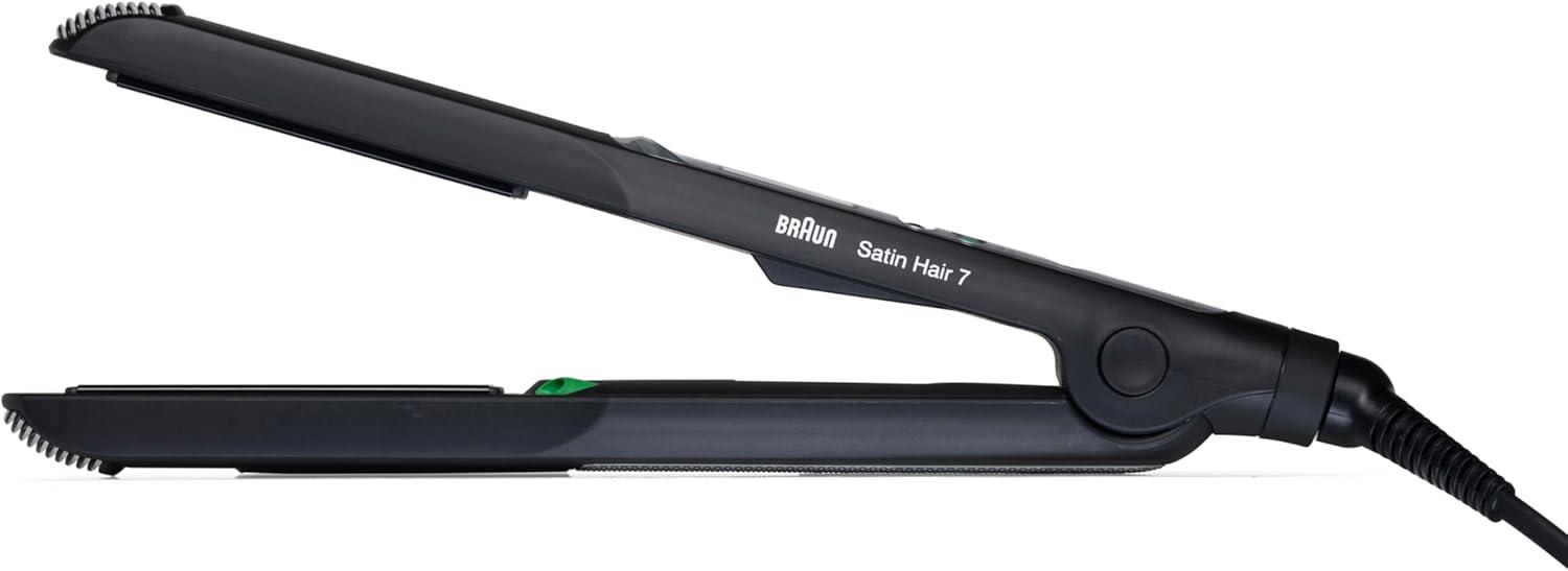 Braun Satin Hair 7 ST710 Haarglätter/Glätteisen (IONTEC für glatteres Haar), inkl. Wella Haarpflege- und Stylingprodukt