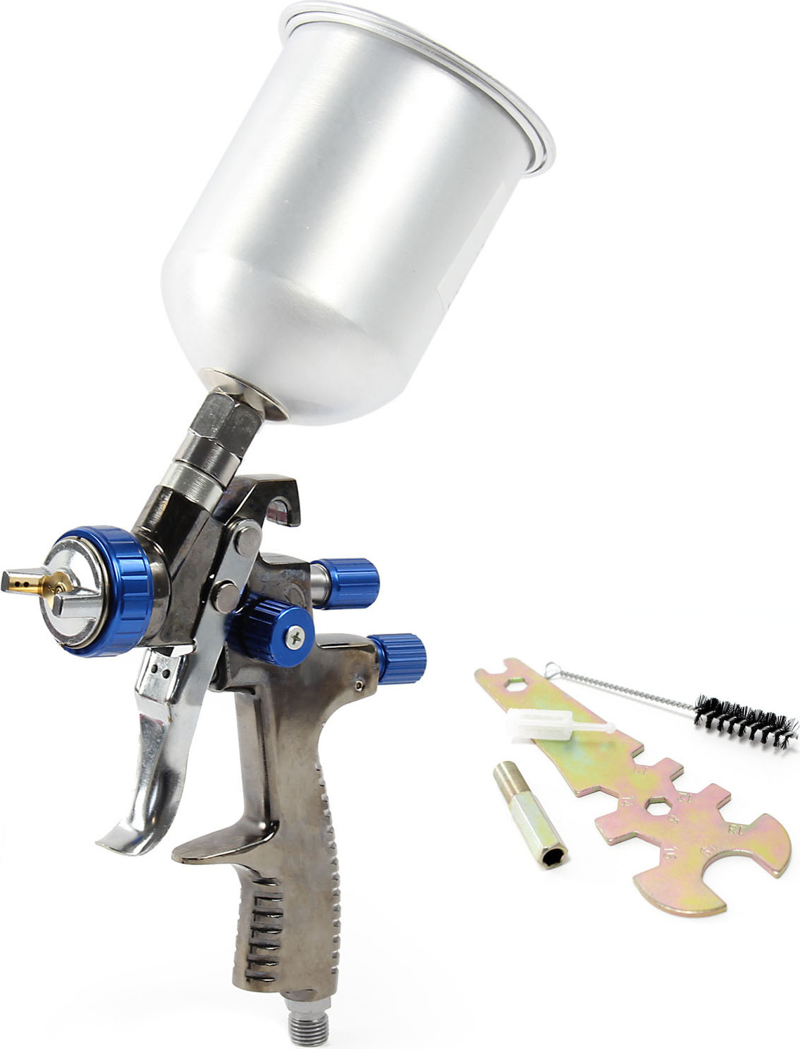 HVLP Pistola A Spruzzo Professionale – 3 Ugelli (1,4/1,7/2,0 Mm) E Separatore Olio-Acqua Per Auto E Fai-da-Te - 2