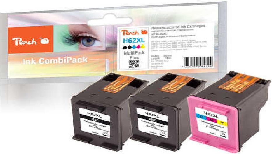 Peach 0F319640 - Pigmentový atrament - čierny - azúrový - purpurový - žltý - HP - Multi pack - HP Envy 5540 e-All-in-One HP Envy 5540 Series HP Envy 5542 e-All-in-One HP Envy 5600 Series HP Envy... - 3 kusy