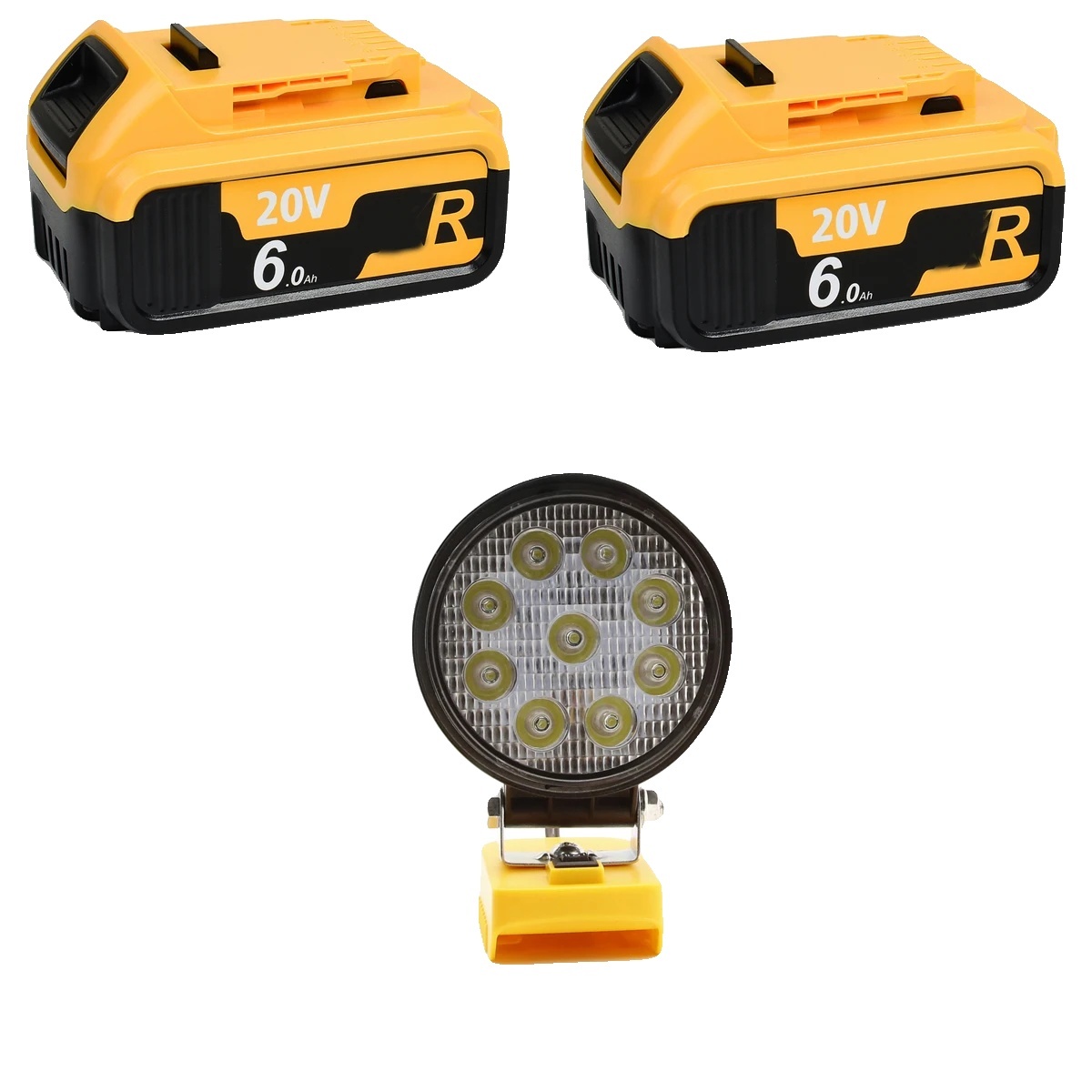 Adaptér batérie DeWalt, konverzia z 18 V na 20 V, kompatibilita s Li-Ion náradím, tmavomodrý