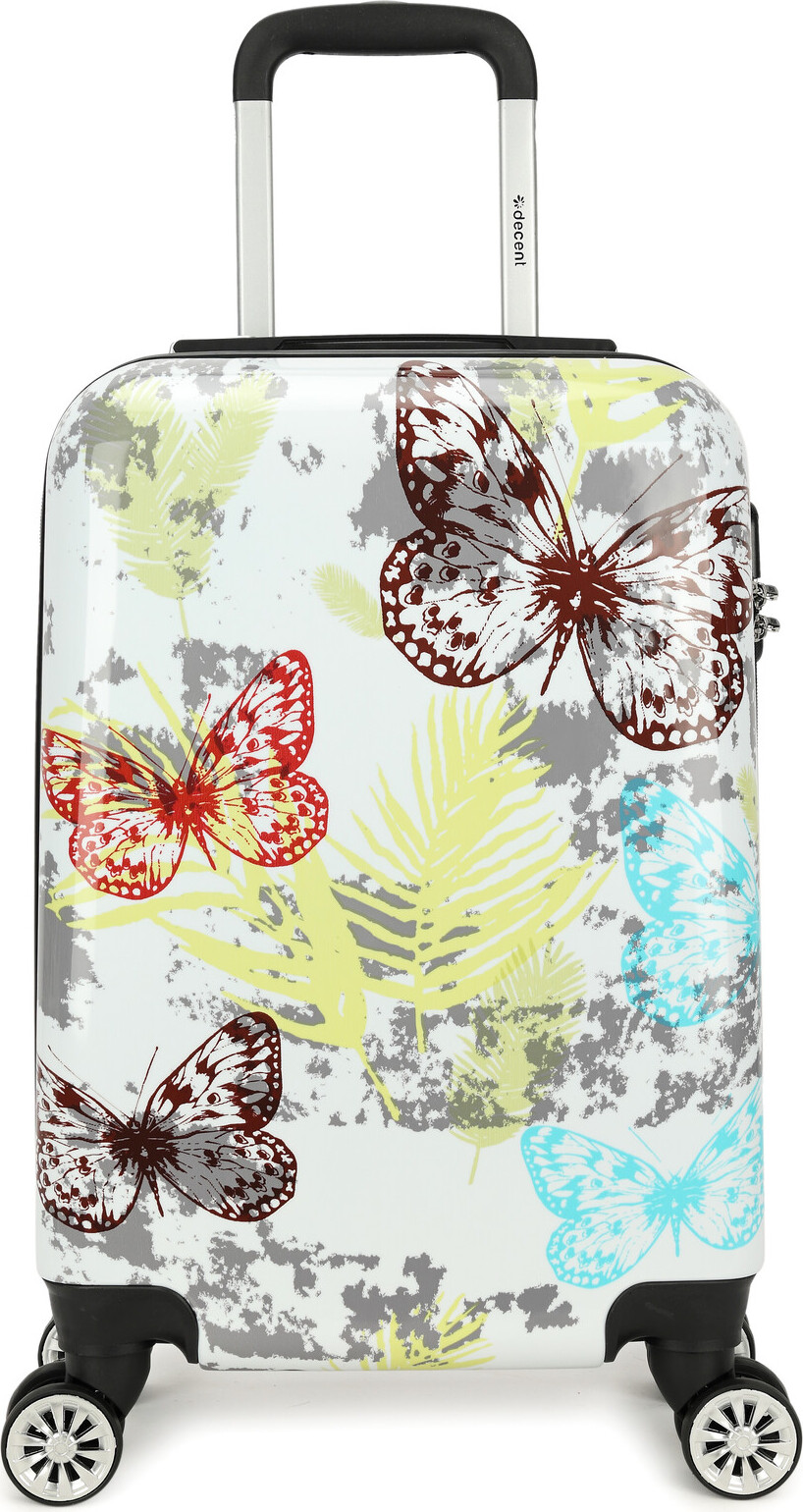 Decent Forenza Handbagage koffer Butterfly 55X35X20 CM RK-5011A-BUTTERFLY